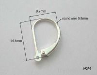 Silver Earring Leverbacks