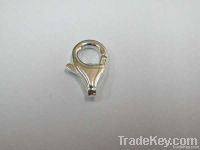 Silver Pear Shape Lobster Clasp