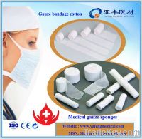 100% all nature cotton absorbent medical gauze bandage roller