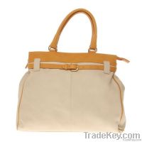 Satchel Nappa Beige Leather Handbags