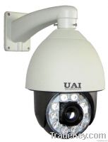 IR array variable speed PTZ dome camera