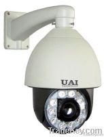 IR array variable speed PTZ dome camera