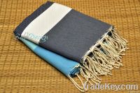 Wide Bi-striped Fouta Hammam Towels Pestemal Towel