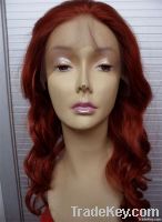 Synthetic Copper Red #350 Body Wave Lace Front Wig Heat/Iron Safe