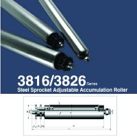 sprocket adjustable accumulate roller