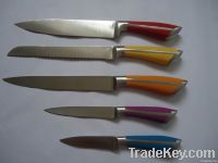 5pcs ss kitchen knife set From China
