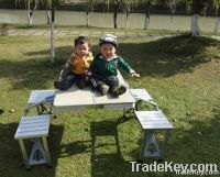 Factory outlets aluminium alloy folding tables and chairs, picnic tabl