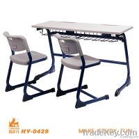 Double seat classroom furniture for college