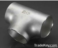 304 316 stainless steel seamless BW tee