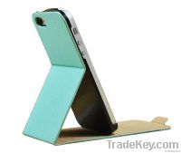 Ultra Slim Twill Texture Vertical Flip Leather Case for iPhone 5