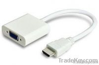 2013 new design and hotselling hdmi to vga converter cable