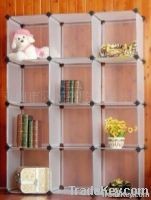 plastic cube storage shelf