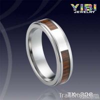 Amazing Sterling Silver Ring, Wooden 925