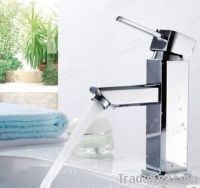 Single lever basin faucet