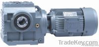 SA helical worm geared motor