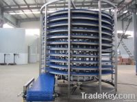Spiral Cooling Conveyor used for Bread