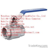 2-PC Stainless Steel Ball Valve
