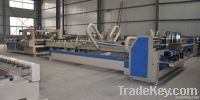 Automatic corrugated carton box folder gluer machine