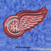 3D PUFF embroidery digitizing