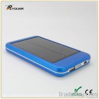 5V/1.5A solar power pack external battery charger 5000mAh