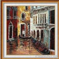 Modern abstract decoration oil paitning