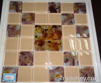 Hand_painted Glass Mosaic Tile