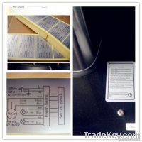 Custom PET Adhesive Sticker For Electric