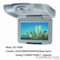 10.2 inch flip down DVD monitor for car installation
