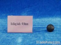 Rolling balls for iron mine