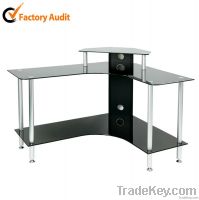 cheap glass computer desk PC003