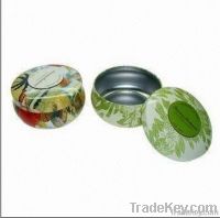 Tea Candle/Wax Tin Boxes, Food Grade Tinplate, CMYK Printing, Popular