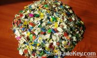 HDPE bottle flakes