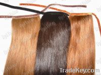 Chignon remy human virgin hair