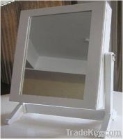 wooden frame mirror