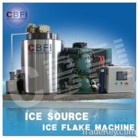 Large automatically flake ice making machine in cooling
