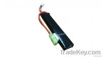 1200mah, 7.4V, 15c Lipo battery 300mAh for air gun/AEG