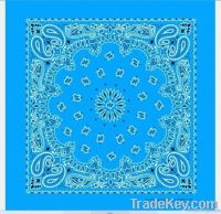 100% polyester fabric printed bandana