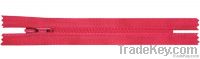 non lock plastic zipper C/E