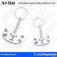 Cat Metal Keychain For Souvenir Gift