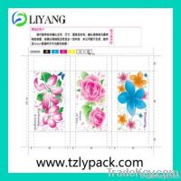 Sell heat press flower print adhesive film for plastic