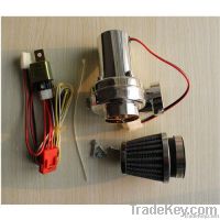 Motorcycle DIY Air filter Intake Turbo Electric Supercharger 80W 400CC