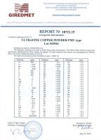 Ultra fine Copper Powder 99.999%