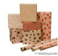 Kraft wrapping paper roll