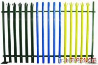 Galvanized or powder coated palisade fence