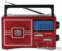 digital clock portable radio mp3 usb tf card radio