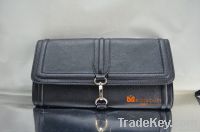 leather black handbags/girl evening bag