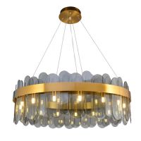 Luxury contemporary Indoor living room hotel lobby modern crystal chandelier pendant lights