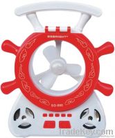 Mini speaker can play TF card FM radio with FAN /Table lamp