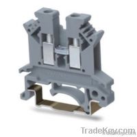 Rail-mounted terminal blocks with screw clamp