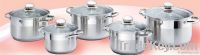 10pcs stainless steel cookware set